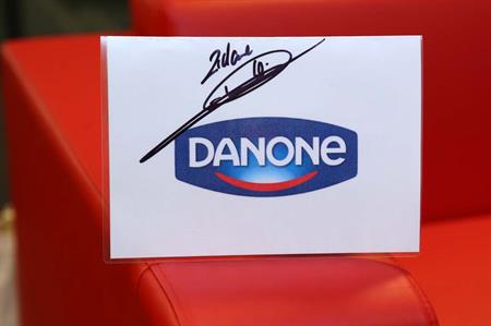 Zidane's signature following his involvement in a previous Danone Nations Cup
